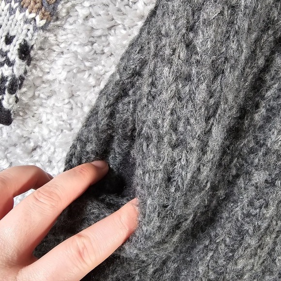Smartwool Chup Cardigan Womens XS Gray Black Open Front Pockets Sweater - Picture 5 of 14